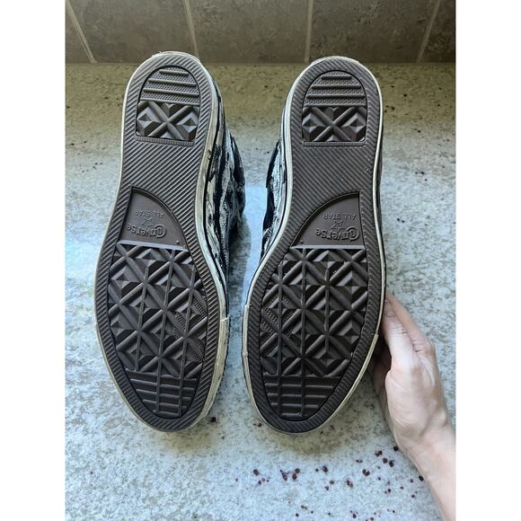 Converse All Star Chuck Taylor’s Lace Up Shoes Custom Design OOAK Mens 10.5 NWOT - Picture 6 of 7